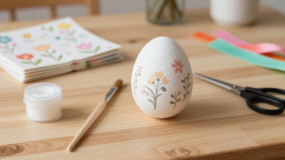 Jak ozdobić jajko styropianowe techniką decoupage?