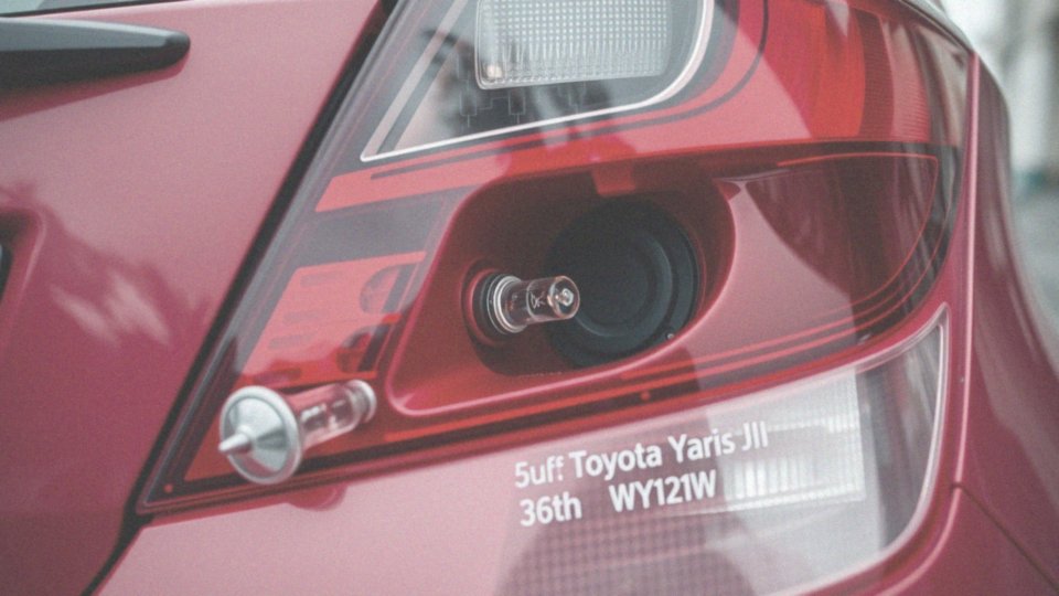 Jakie żarówki są potrzebne do kierunkowskazów tylnych w Toyocie Yaris III?