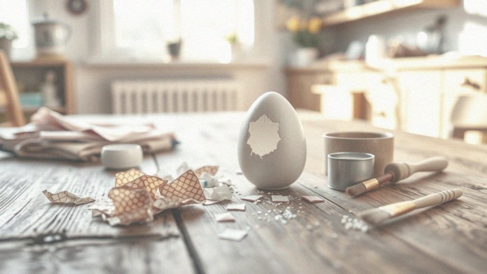 Jakie błędy unikać podczas ozdabiania jajek styropianowych?