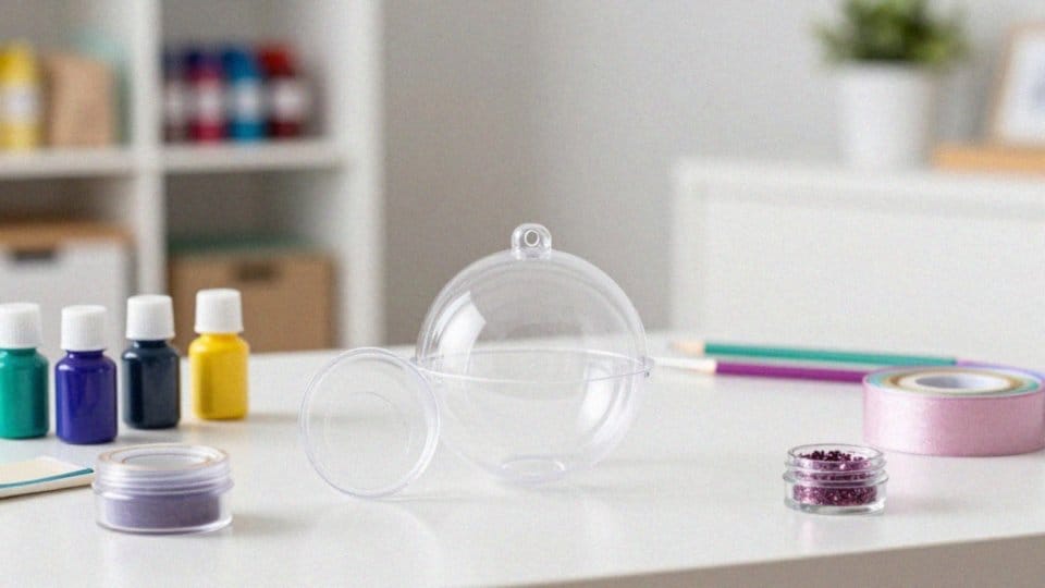Jakie materiały będą potrzebne do bombek plastikowych?