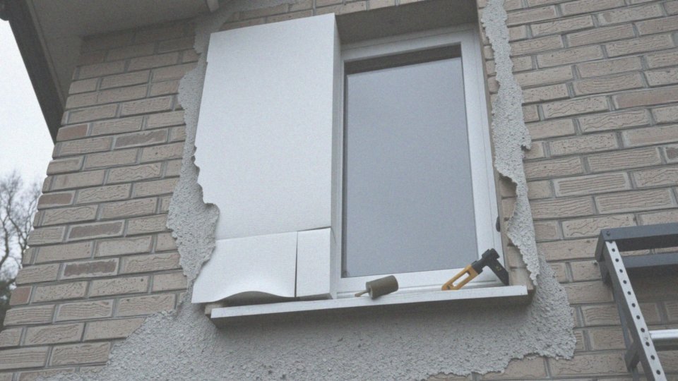 Jakie są wymagania dotyczące wilgotności przy obróbce okien styropianem?