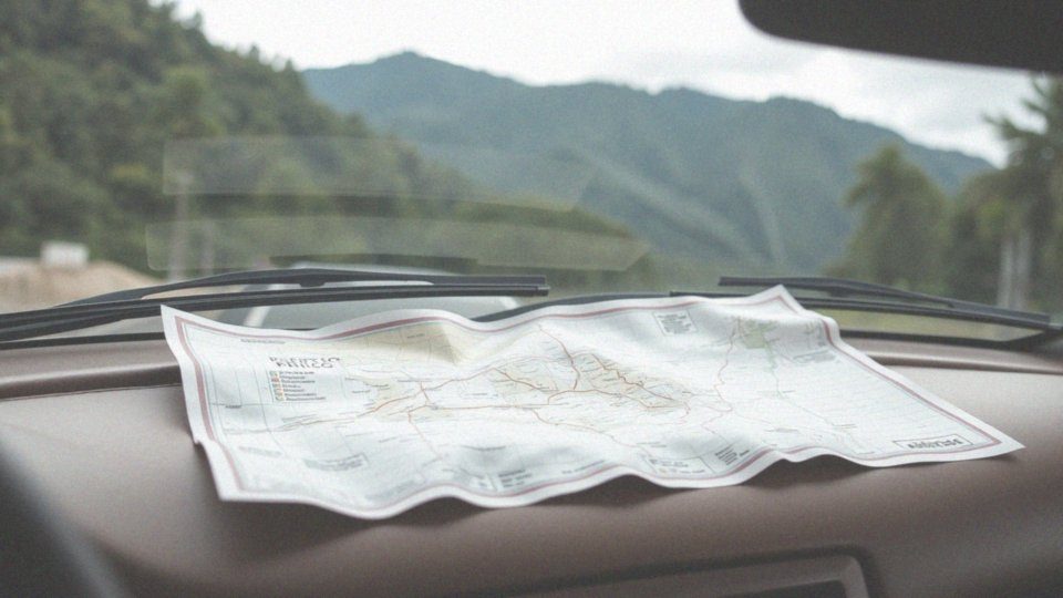 Jak mapa samochodowa pokazuje drogi Puerto Rico?