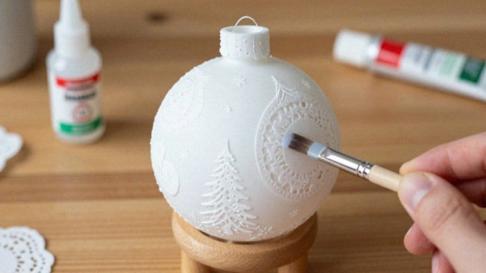Jak wykonać bombkę ze styropianu metodą decoupage?