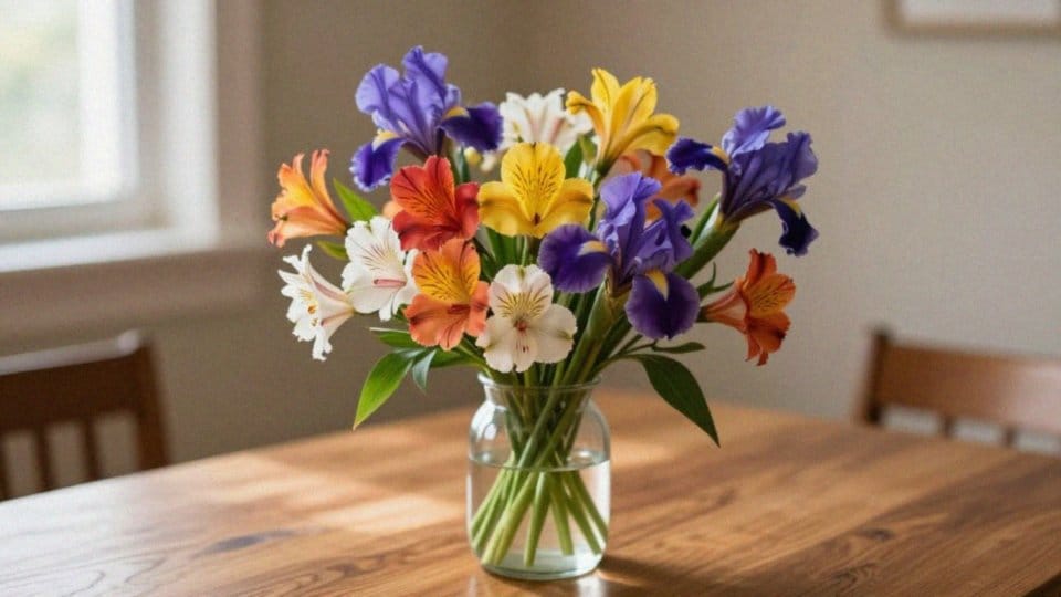 Co symbolizują alstroemeria i irysy?