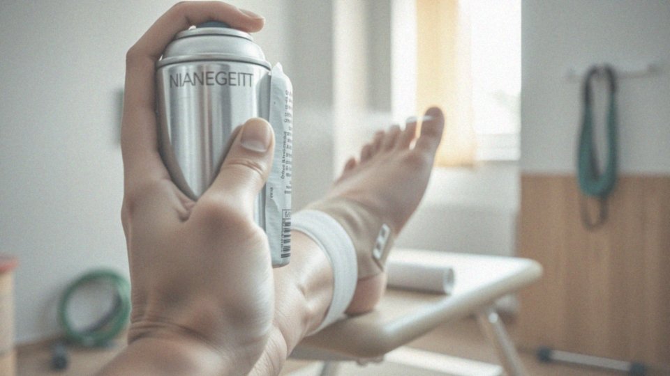 Jak lód w sprayu zapewnia precyzyjne stosowanie?