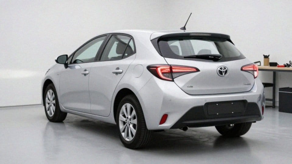 Co powoduje zapalanie świateł cofania w Toyocie Auris?